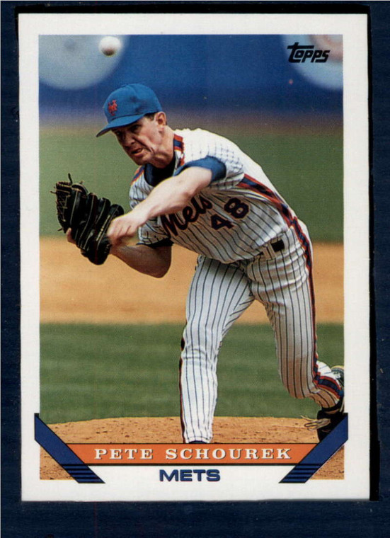 1993 Topps #352 Pete Schourek VG New York Mets 