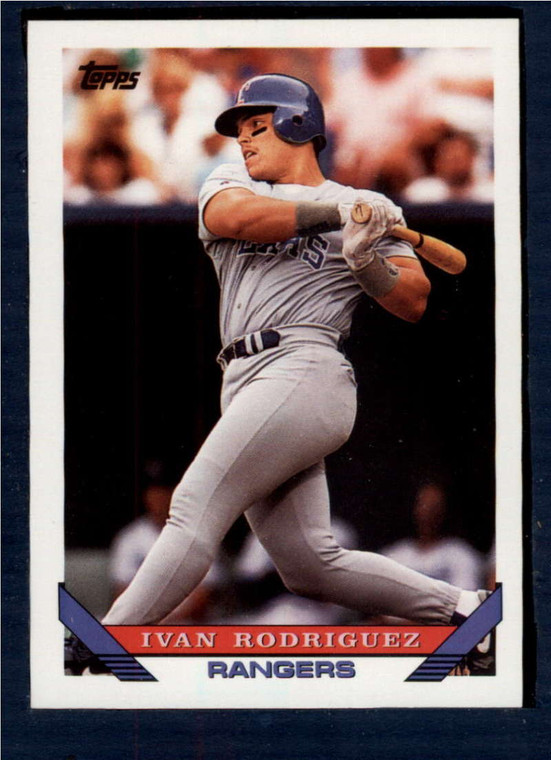 1993 Topps #360 Ivan Rodriguez VG Texas Rangers 