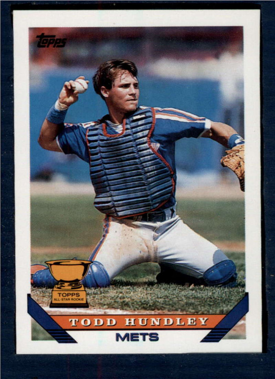 1993 Topps #380 Todd Hundley VG New York Mets 