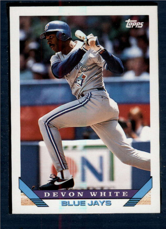 1993 Topps #387 Devon White VG Toronto Blue Jays 