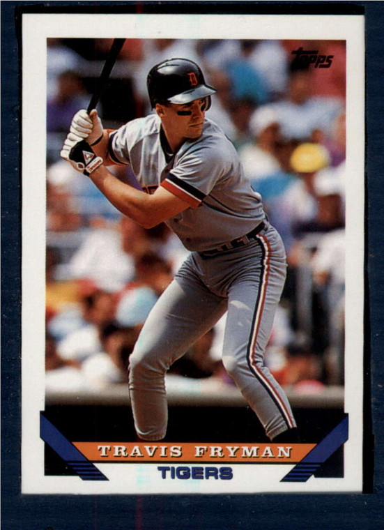 1993 Topps #392 Travis Fryman VG Detroit Tigers 