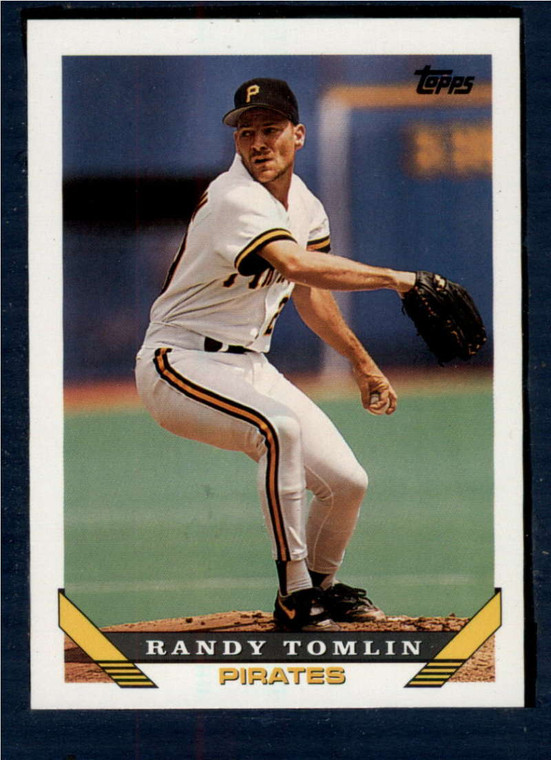 1993 Topps #416 Randy Tomlin VG Pittsburgh Pirates 