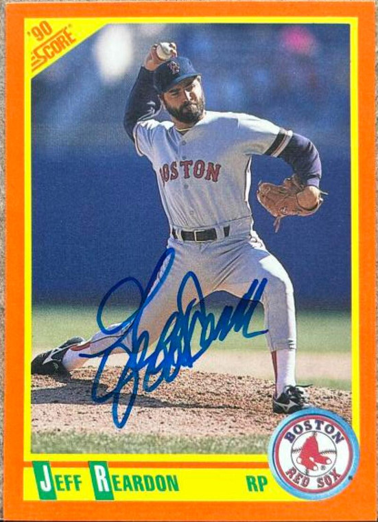 Jeff Reardon Autographed 1990 Score Rookie & Traded #17T