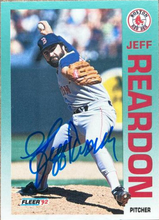 Jeff Reardon Autographed 1992 Fleer #46