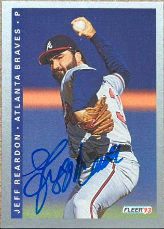 Jeff Reardon Autographed 1993 Fleer #370