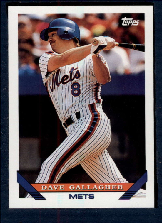 1993 Topps #471 Dave Gallagher VG New York Mets 