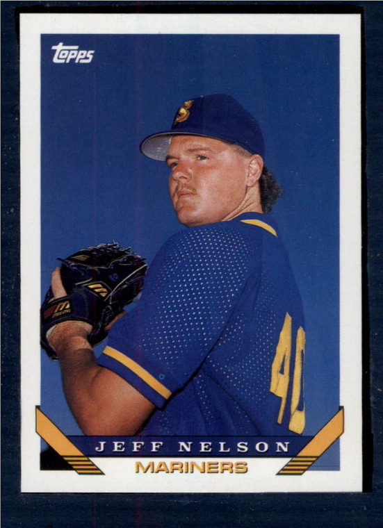 1993 Topps #493 Jeff Nelson VG Seattle Mariners 