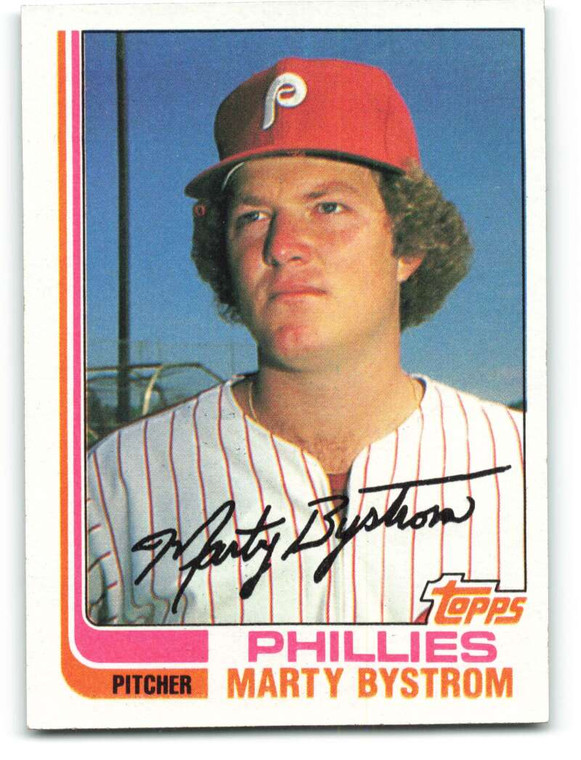 1982 Topps #416 Marty Bystrom VG Philadelphia Phillies 