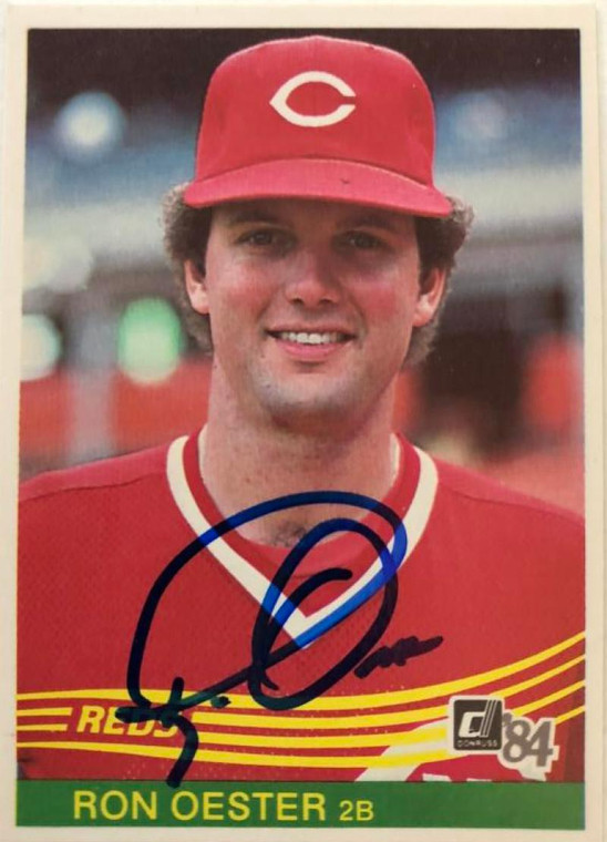 Ron Oester Autographed 1984 Donruss #62