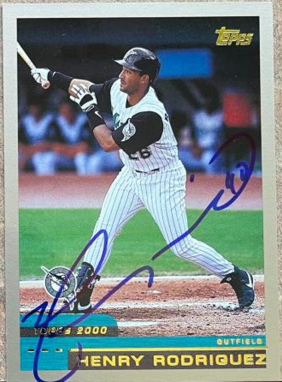 Henry Rodriguez Autographed 2000 Topps Traded #T125