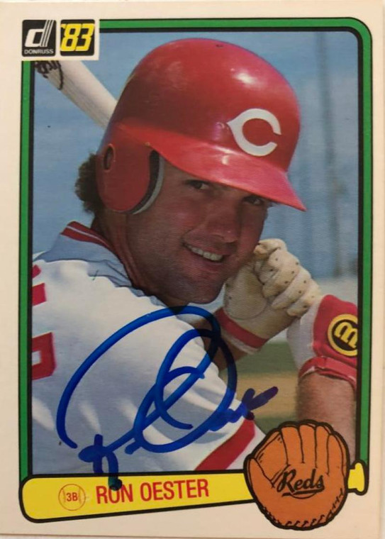 Ron Oester Autographed 1983 Donruss #526