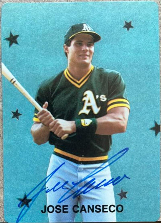SOLD 124232 Jose Canseco Autographed 1989 Major League All-Stars Series 2 #1