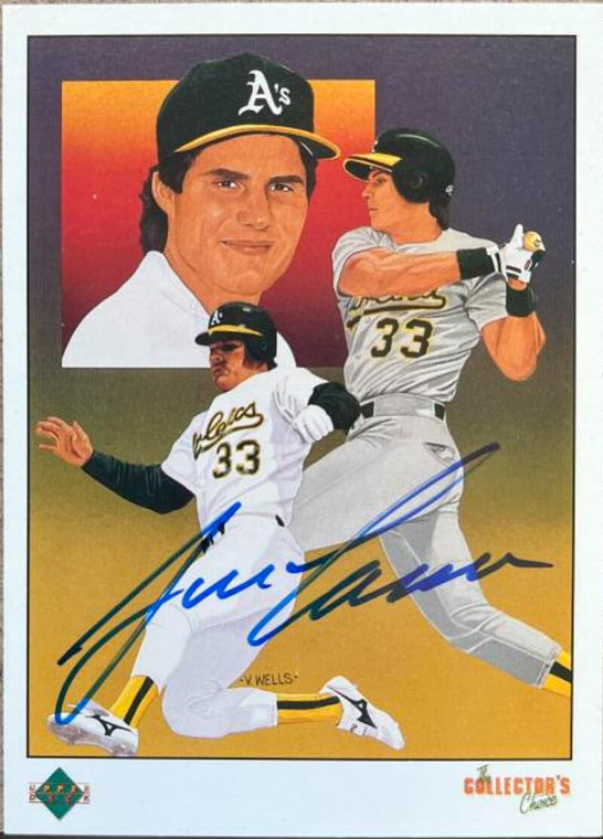 Jose Canseco Autographed 1989 Upper Deck #670