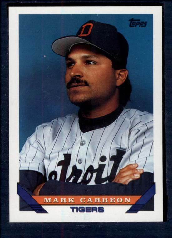 1993 Topps #567 Mark Carreon VG Detroit Tigers 