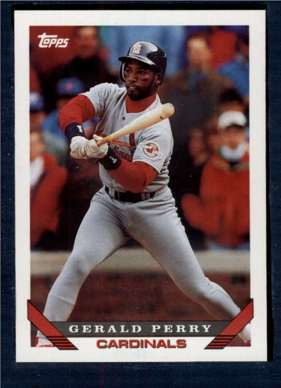 1993 Topps #597 Gerald Perry VG St. Louis Cardinals 