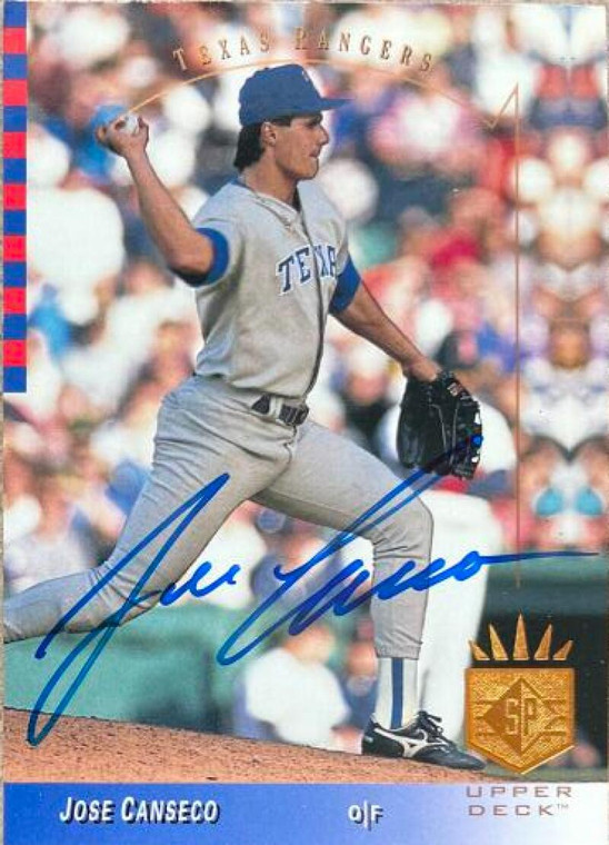 Jose Canseco Autographed 1993 SP #191