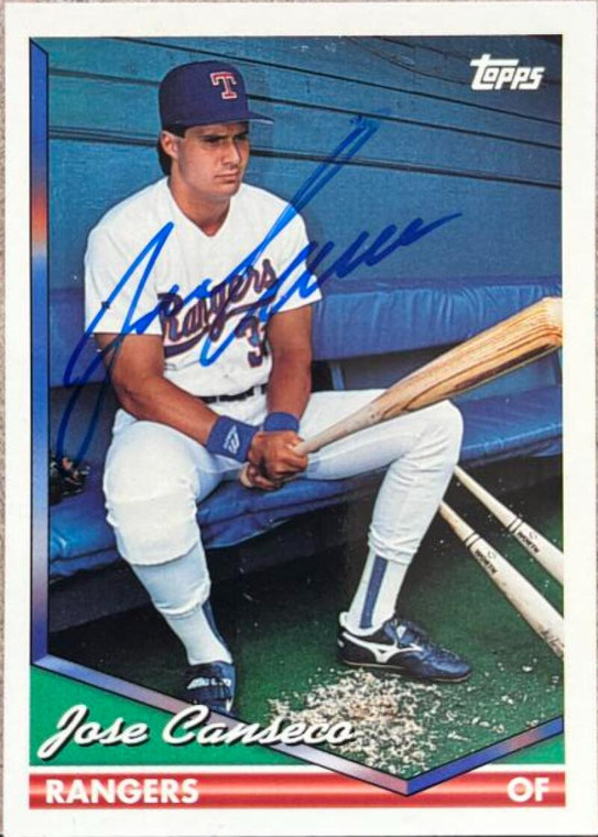 Jose Canseco Autographed 1994 Topps #80