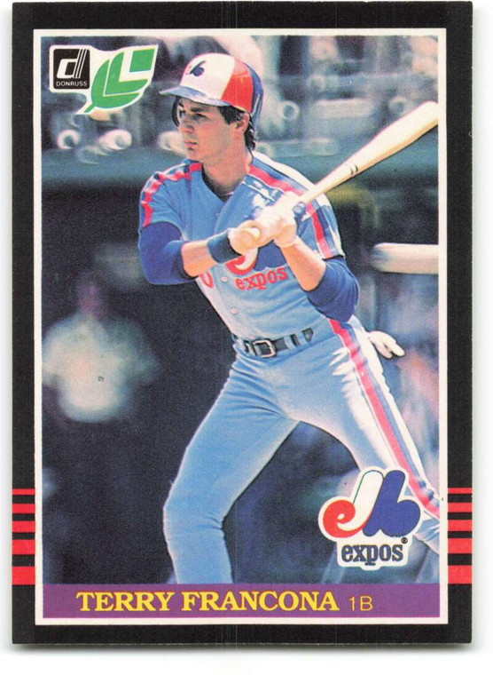 1985 Donruss/Leaf #245 Terry Francona VG Montreal Expos 