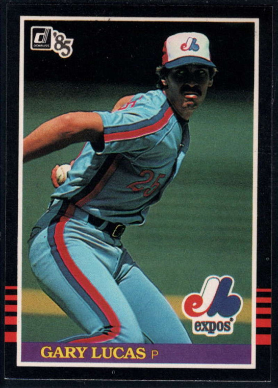 1985 Donruss #498 Gary Lucas VG Montreal Expos 