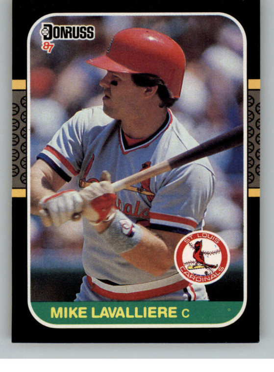 1987 Donruss #331 Mike LaValliere VG RC Rookie St. Louis Cardinals 