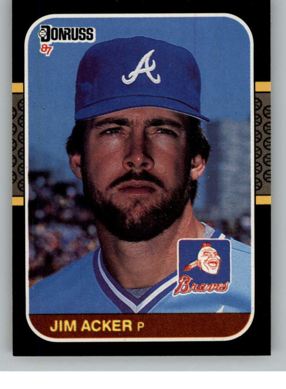 1987 Donruss #659 Jim Acker VG Atlanta Braves 