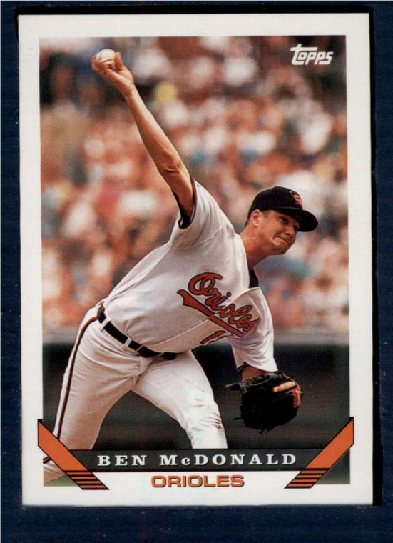 1993 Topps #218 Ben McDonald VG Baltimore Orioles 