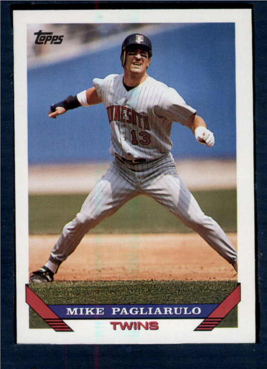 1993 Topps #336 Mike Pagliarulo VG Minnesota Twins 