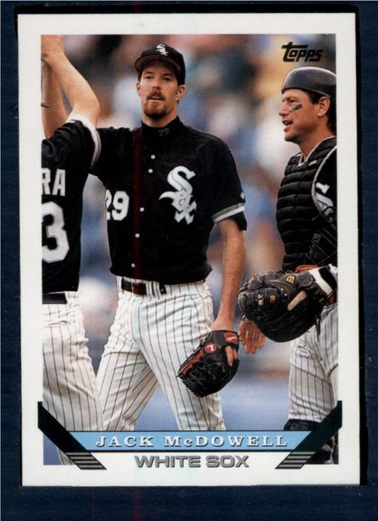 1993 Topps #344 Jack McDowell VG Chicago White Sox 