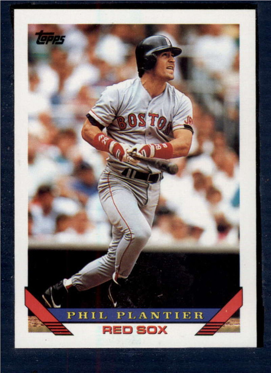 1993 Topps #592 Phil Plantier VG Boston Red Sox 