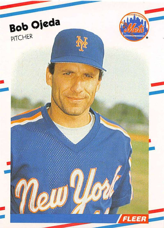 1988 Fleer #147 Bob Ojeda VG New York Mets 