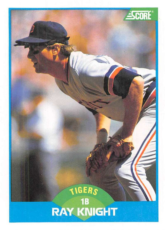 1989 Score #135b Ray Knight COR VG Detroit Tigers 