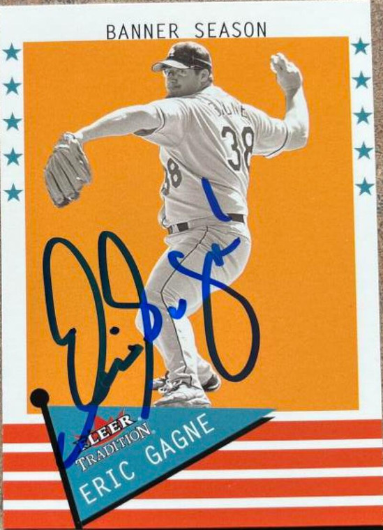 Eric Gagne Autographed 2003 Fleer Tradition #466