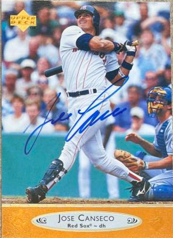 Jose Canseco Autographed 1996 Upper Deck #285