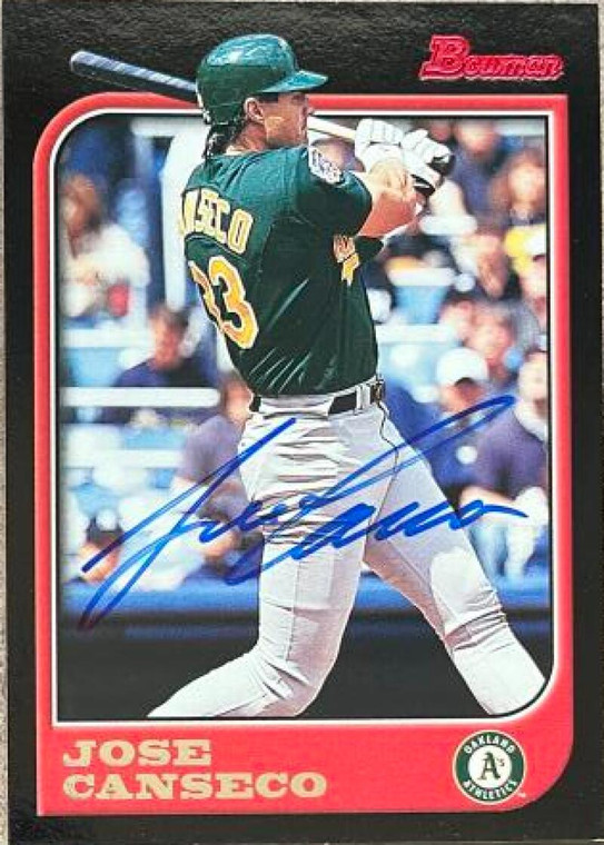 Jose Canseco Autographed 1997 Bowman #254