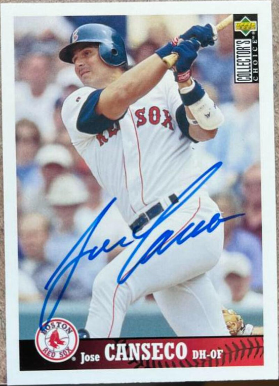 Jose Canseco Autographed 1996 Collector's Choice #45