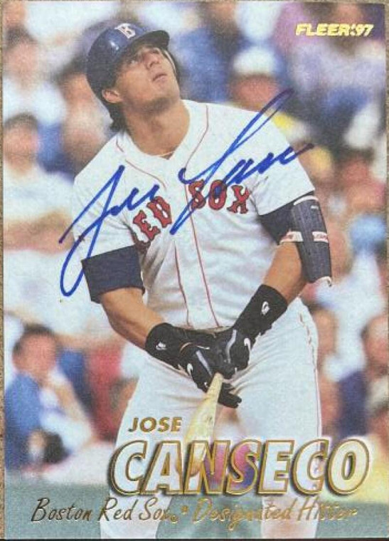 Jose Canseco Autographed 1997 Fleer #18
