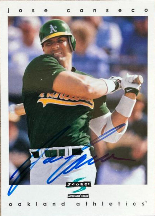 Jose Canseco Autographed 1997 Score #360