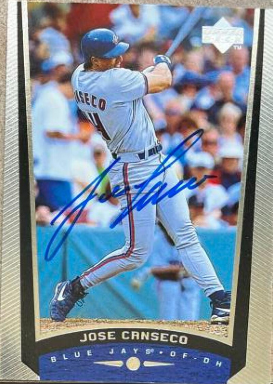 Jose Canseco Autographed 1999 Upper Deck #222
