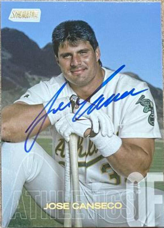 Jose Canseco Autographed 2018 Stadium Club #90