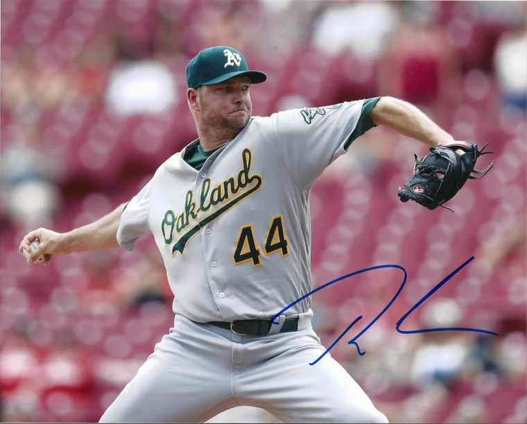 Ryan Madson Autographed A's 8 x 10 Photo 4