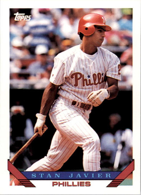 1993 Topps #712 Stan Javier VG Philadelphia Phillies 