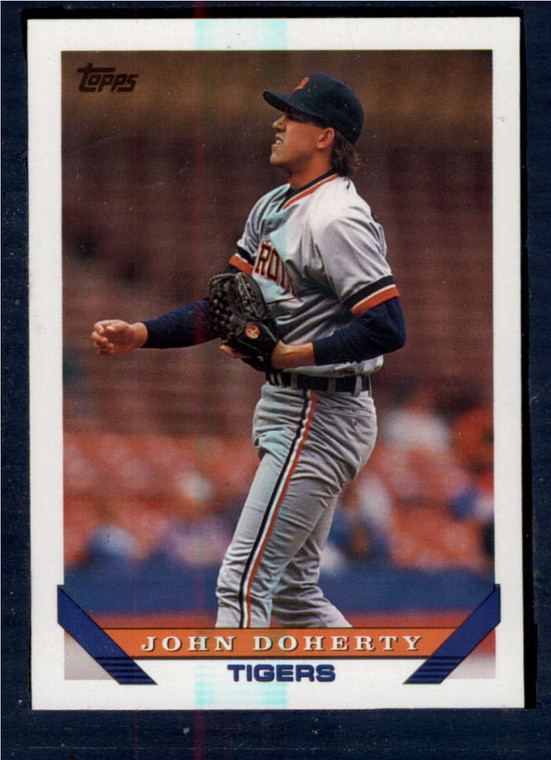 1993 Topps #713 John Doherty VG Detroit Tigers 