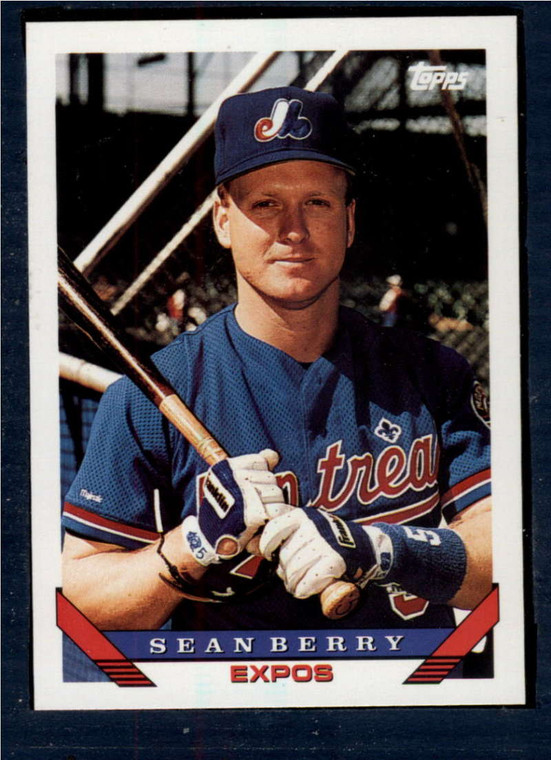 1993 Topps #758 Sean Berry VG Montreal Expos 