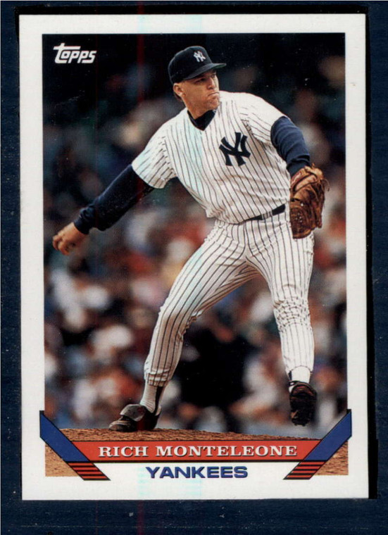 1993 Topps #779 Rich Monteleone VG New York Yankees 