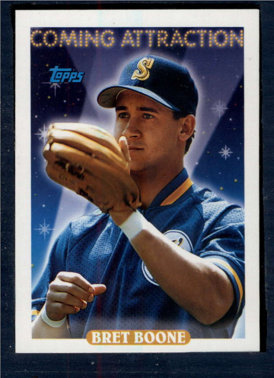 1993 Topps #808 Bret Boone VG Seattle Mariners 