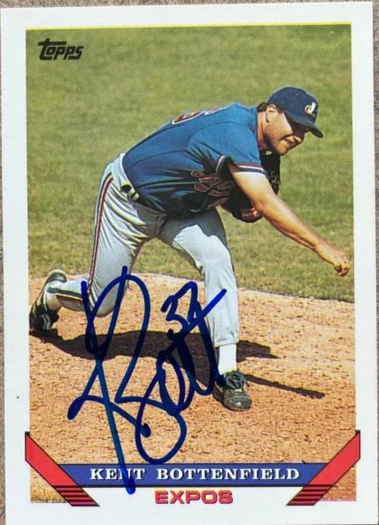 Kent Bottenfield Autographed 1993 Topps #695