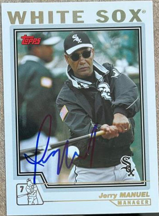 Jerry Manuel Autographed 2004 Topps #273