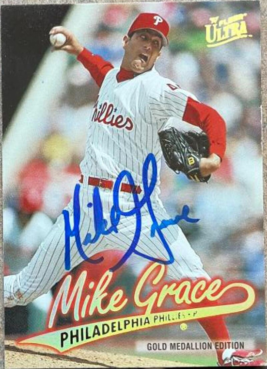Mike Grace Autographed 1997 Fleer Ultra Gold Medallion #G250