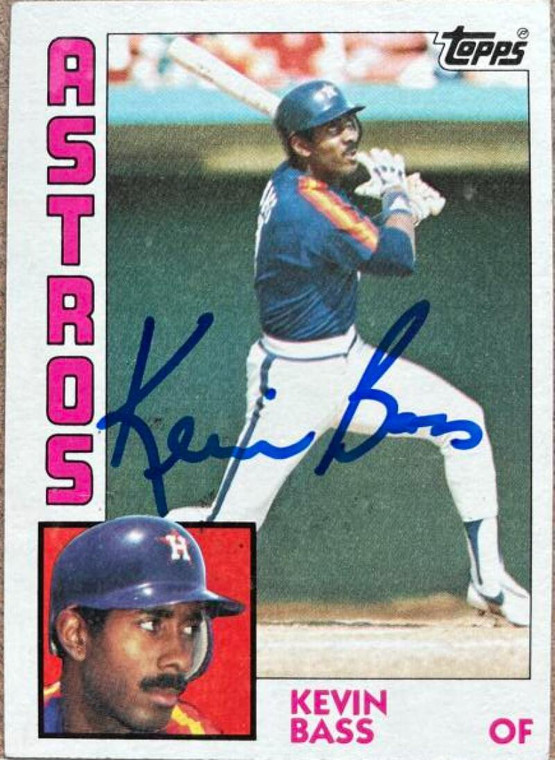 Kevin Bass Autographed 1984 Topps #538