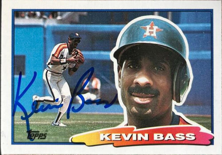 Kevin Bass Autographed 1988 Topps Big #77
